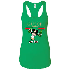 Gucci Mickey Mouse Drink Beer T-shirt Women Tank Top Women Tank Top - parenttees