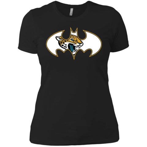 We Are The Jacksonville Jaguars Batman Nfl Mashup Women Cotton T-Shirt Black / X-Small Women Cotton T-Shirt - parenttees