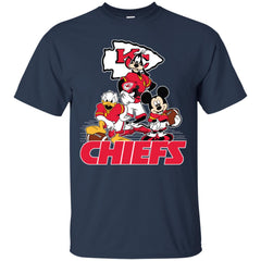 Mickey Mouse Kansas City Chiefs American Football Nfl Sports Shirt Men Cotton T-Shirt Men Cotton T-Shirt - parenttees