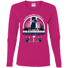 Nfl – New England Patriots 2019 Super Bowl Champions Football Women Long Sleeve Shirt Women Long Sleeve Shirt - parenttees