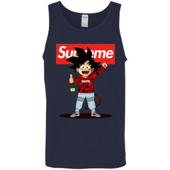 Supreme Songoku T-shirt Men Cotton Tank Men Cotton Tank - parenttees