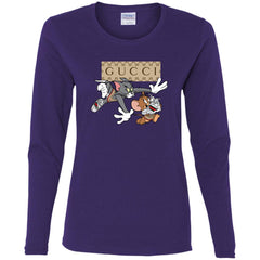Gucci Tom And Jerry Cartoon T-shirt Women Long Sleeve Shirt Women Long Sleeve Shirt - parenttees