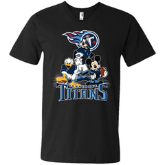 Mickey Mouse Tennessee Titans American Football Nfl Sports Shirt Men V-Neck T-Shirt Men V-Neck T-Shirt - parenttees