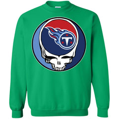 Tennessee Titans Grateful Dead Steal Your Face Football Nfl Shirts Crewneck Pullover Sweatshirt Crewneck Pullover Sweatshirt - parenttees