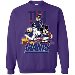 Mickey Mouse New York Giants American Football Nfl Sports Shirt Crewneck Pullover Sweatshirt Crewneck Pullover Sweatshirt - parenttees