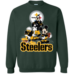 Mickey Mouse Pittsburgh Steelers American Football Nfl Sports Shirt Crewneck Pullover Sweatshirt Crewneck Pullover Sweatshirt - parenttees