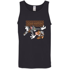 Louis Vuitton Cartoon Tom And Jerry T-shirt Men Cotton Tank Men Cotton Tank - parenttees