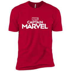 Marvel Captain Marvel Movie Logo White Men Short Sleeve T-Shirt Men Short Sleeve T-Shirt - parenttees