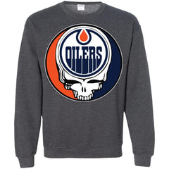 Edmonton Oilers Grateful Dead Steal Your Face Hockey Nhl Shirts Crewneck Pullover Sweatshirt Crewneck Pullover Sweatshirt - parenttees