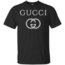 Vintage Gucci Logo Inspired Men Cotton T-Shirt