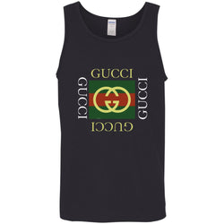 Gucci Logo Gift T-shirt Men Cotton Tank