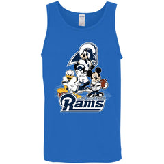 Mickey Mouse Los Angeles Rams American Football Nfl Sports Shirt Men Cotton Tank Men Cotton Tank - parenttees