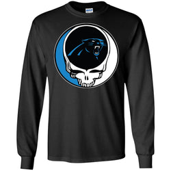 Carolina Panthers Grateful Dead Steal Your Face Football Nfl Shirts Men Long Sleeve Shirt