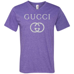 Vintage Gucci Logo Inspired Men V-Neck T-Shirt Men V-Neck T-Shirt - parenttees