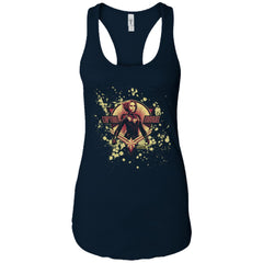 Captain Marvel Cracked Paint Splatter Logo Women Tank Top Women Tank Top - parenttees