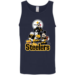 Mickey Mouse Pittsburgh Steelers American Football Nfl Sports Shirt Men Cotton Tank Men Cotton Tank - parenttees