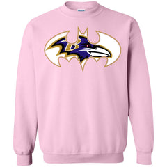 We Are The Baltimore Ravens Batman Nfl Mashup Crewneck Pullover Sweatshirt Crewneck Pullover Sweatshirt - parenttees