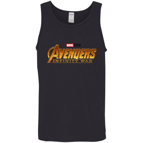 Infinity War Endgame Men Cotton Tank Black / X-Small Men Cotton Tank - parenttees