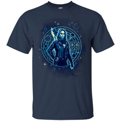 Captain Marvel Goose Geometric Circle Space Men Cotton T-Shirt Men Cotton T-Shirt - parenttees