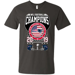 Nfl – Football Champions New England Patriots Super Bowl 2019 Men V-Neck T-Shirt Men V-Neck T-Shirt - parenttees