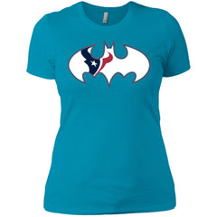 We Are The Houston Texans Batman Nfl Mashup Women Cotton T-Shirt Women Cotton T-Shirt - parenttees