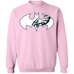 We Are The Philadelphia Eagles Batman Nfl Mashup Crewneck Pullover Sweatshirt Crewneck Pullover Sweatshirt - parenttees