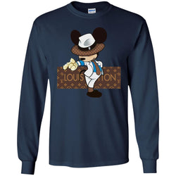 Louis Vuitton Mickey Dance Tshirt Men Long Sleeve Shirt