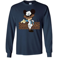 Louis Vuitton Mickey Dance Tshirt Men Long Sleeve Shirt Men Long Sleeve Shirt - parenttees