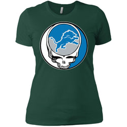 Detroit Lions Grateful Dead Steal Your Face Football Nfl Shirts Women Cotton T-Shirt