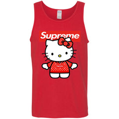 Supreme Hello Kitty Loves T-shirt Men Cotton Tank Men Cotton Tank - parenttees