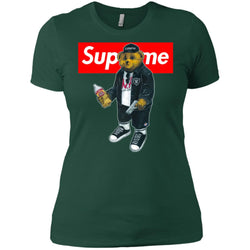 Supreme Bear Guns T-shirt Women Cotton T-Shirt