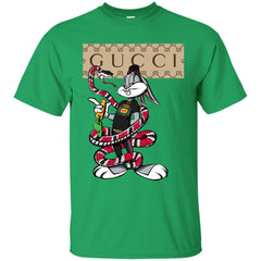 Gucci Rabbit Snake Gift Birthday T-shirt Men Cotton T-Shirt Men Cotton T-Shirt - parenttees