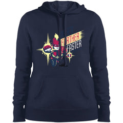 Captain Marvel Higher Further Faster Drawn Women Hooded Sweatshirt Women Hooded Sweatshirt - parenttees