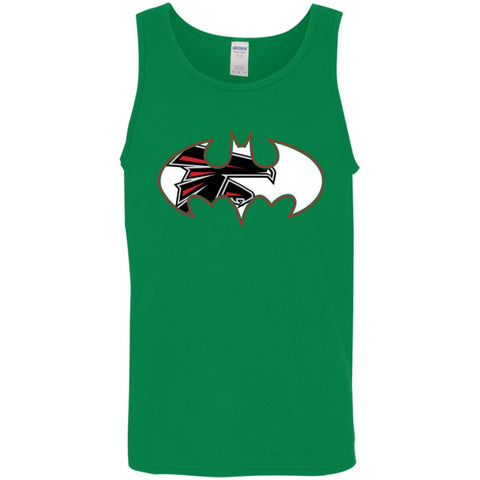 We Are The Atlanta Falcons Batman Nfl Mashup Men Cotton Tank Turf Green / X-Small Men Cotton Tank - parenttees