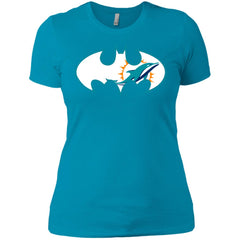 We Are The Miami Dolphins Batman Nfl Mashup Women Cotton T-Shirt Women Cotton T-Shirt - parenttees