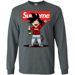 Supreme Songoku T-shirt Men Long Sleeve Shirt Men Long Sleeve Shirt - parenttees