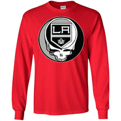 Los Angeles Kings Grateful Dead Steal Your Face Hockey Nhl Shirts Men Long Sleeve Shirt Men Long Sleeve Shirt - parenttees