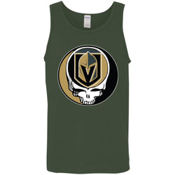 Vegas Golden Knights Grateful Dead Steal Your Face Hockey Nhl Shirts Men Cotton Tank