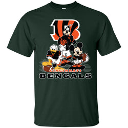 Mickey Mouse Cincinnati Bengals American Football Nfl Sports Shirt Men Cotton T-Shirt