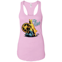 Captain Marvel Symbol Goose Fly High Women Tank Top Women Tank Top - parenttees