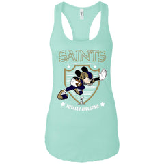 Nfl – New Orleans Saints Totally Awesome Mickey Mouse Super Bowl 2019 Football Women Tank Top Women Tank Top - parenttees