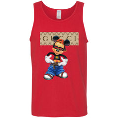 Gucci Logo Shirt Mickey Mouse T-shirt Men Cotton Tank Men Cotton Tank - parenttees