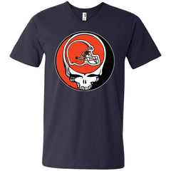 Cleveland Browns Grateful Dead Steal Your Face Football Nfl Shirts Men V-Neck T-Shirt Men V-Neck T-Shirt - parenttees