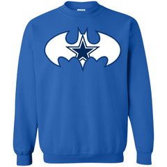 We Are The Dallas Cowboys Batman Nfl Mashup Crewneck Pullover Sweatshirt Crewneck Pullover Sweatshirt - parenttees