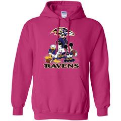 Mickey Mouse Baltimore Ravens American Football Nfl Sports Shirt Pullover Hoodie Sweatshirt Pullover Hoodie Sweatshirt - parenttees