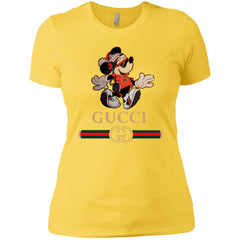 Gucci Mickey Fashion Stylelist Music T-shirt Women Cotton T-Shirt Women Cotton T-Shirt - parenttees