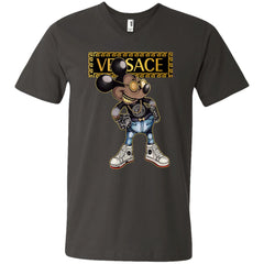 Versace Mickey Mouse Cartoon T-shirt Men V-Neck T-Shirt Men V-Neck T-Shirt - parenttees