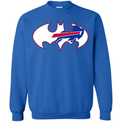 We Are The Buffalo Bills Batman Nfl Mashup Crewneck Pullover Sweatshirt Crewneck Pullover Sweatshirt - parenttees