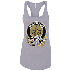 Nfl – New Orleans Saints Super Bowl 2019 Mickey Mouse Minnie Mouse Donald Duck Daisy Duck Football Women Tank Top