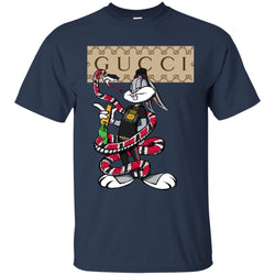 Gucci Rabbit Snake Gift Birthday T-shirt Men Cotton T-Shirt